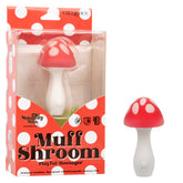 Naughty Bits Muff Shroom Playful Massager Red and White Silicone 10 Intense Functions Waterproof Electric Massager